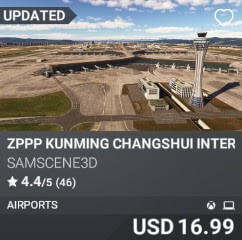 ZPPP Kunming Changshui International Airport by SamScene3D. USD $16.99