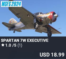 Spartan 7W Executive by iniBuilds. USD $18.99