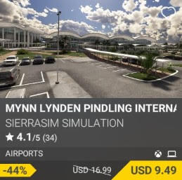 MYNN Lynden Pindling International Airport by Sierrasim Simulation. USD $16.99 (on sale for 9.49)