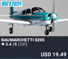 SIAI/Marchetti S205 by Nemeth Designs. USD $19.49