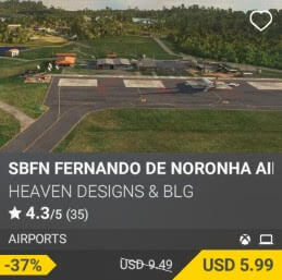 SBFN Fernando de Noronha Airport by Heaven Designs & BLG. USD $9.49 (on sale for 5.99)