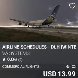 Airline Schedules - DLH [Winter 2024] by VA SYSTEMS. USD $13.99