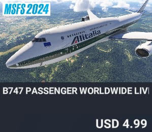 B747 PASSENGER Worldwide Liveries by 4Simmers. USD $4.99
