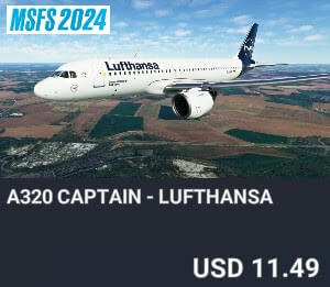 A320 Captain - Lufthansa by Perfect Flight. USD $11.49