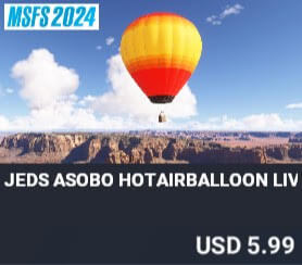 JEDS Asobo HotAirBalloon Liveries by JED Studio. USD $5.99