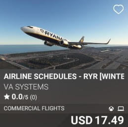 Airline Schedules - RYR [Winter 2024] by VA SYSTEMS. USD $17.49