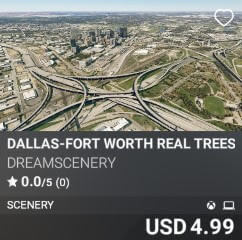 Dallas-Fort Worth Real Trees by Dreamscenery. USD $4.99