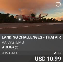 Landing Challenges - Thai AirAsia - Vol 6 by VA SYSTEMS. USD $10.99