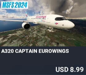 A320 Captain Eurowings by Perfect Flight. USD $8.99