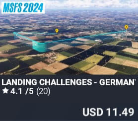 Landing Challenges - Germany by Perfect Flight. USD $11.49