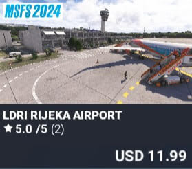 LDRI Rijeka Airport by Pilot Experience Sim. USD $11.99