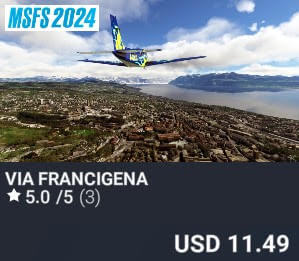 Via Francigena by Perfect Flight. USD $11.49