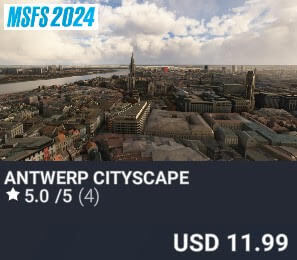 Antwerp Cityscape by AC Scenery. USD $11.99