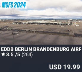 EDDB Berlin Brandenburg Airport by LIMESIM. USD $19.99