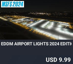 EDDM Airport Lights 2024 Edition by Dreamscenery. USD $9.99