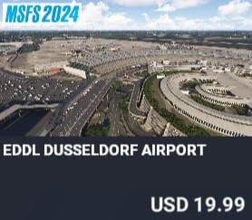EDDL Dusseldorf Airport by Aerosoft. USD $19.99