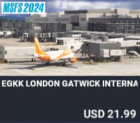 EGKK London Gatwick International by iniBuilds. USD $21.99