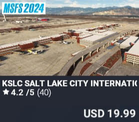 KSLC Salt Lake City International Airport by FeelThere. USD $19.99