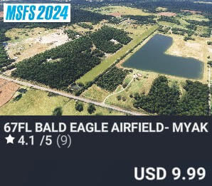 67FL Bald Eagle Airfield- Myakka Head by Emerald Scenery Design. USD $9.99