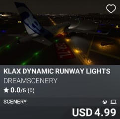 KLAX Dynamic Runway Lights by Dreamscenery. USD $4.99