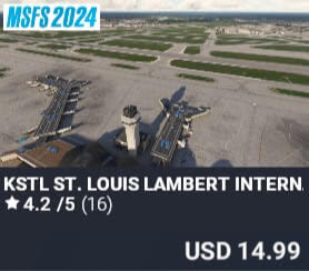 KSTL St. Louis Lambert International Airport by FeelThere. USD $14.99