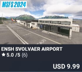 ENSH Svolvaer Airport by Wombii. USD $9.99