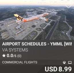 Airport Schedules - YMML [Winter 2024] by VA SYSTEMS. USD $8.99