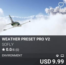 Weather Preset Pro v2 by SoFly. USD $9.99