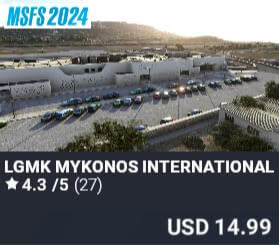 LGMK Mykonos International Airport by 29Palms. USD $14.99