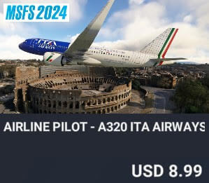 Airline Pilot - A320 ITA Airways by Perfect Flight. USD $8.99