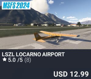 LSZL Locarno Airport by FlyLogic Software. USD $12.99