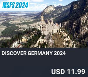 Discover Germany 2024 by Perfect Flight. USD $11.99