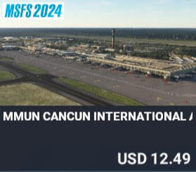 MMUN Cancun International Airport by DXR Simulations. USD $12.49