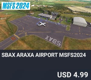SBAX Araxa Airport MSFS2024 by DC Scenery Design. USD $4.99