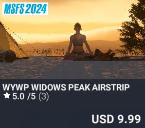 WYWP Widows Peak Airstrip by //42. USD $9.99