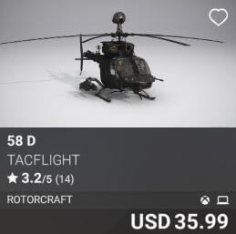 58 D by TACFlight. USD $35.99