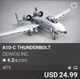 A10-C Thunderbolt by DeimoS Inc. USD $24.99