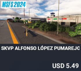 SKVP Alfonso López Pumarejo Airport V2 by WINGSIM. USD $5.49