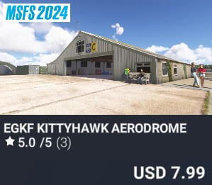 EGKF Kittyhawk Aerodrome by Burning Blue Design. USD $7.99