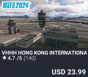 VHHH Hong Kong International Airport by WFScenerystudio. USD $23.99