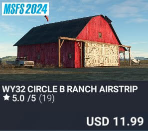 WY32 Circle B Ranch Airstrip by //42. USD $11.99
