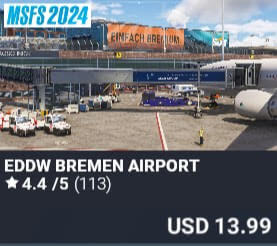 EDDW Bremen Airport by BEAUTIFUL MODEL of the WORLD. USD $13.99