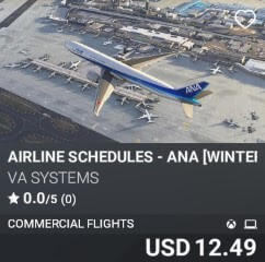 Airline Schedules - ANA [Winter 2024] by VA SYSTEMS. USD $12.49