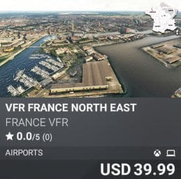 VFR France North East by France VFR. USD $39.99