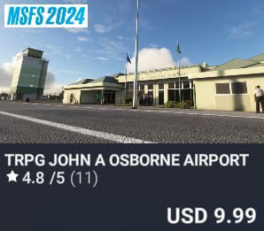 TRPG JOHN A OSBORNE AIRPORT by slhsimdesigns. USD $9.99