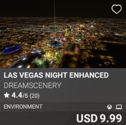 Las Vegas Night Enhanced by DreamScenery. USD $9.99