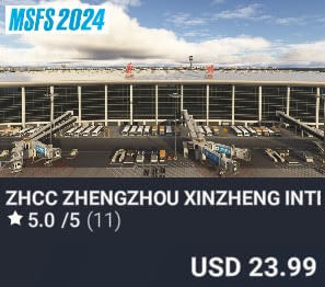 ZHCC Zhengzhou Xinzheng International Airport by WFSceneryStudio. USD $23.99