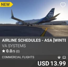 Airline Schedules - ASA [Winter 2024] by VA SYSTEMS. USD $13.99