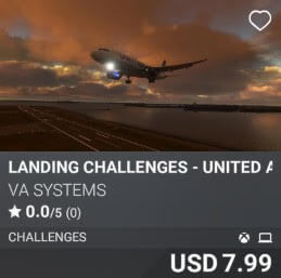 Landing Challenges - United Airlines - Vol 7 by VA SYSTEMS. USD $7.99