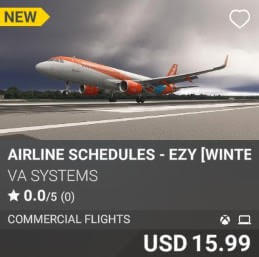 Airline Schedules - EZY [Winter 2024] by VA SYSTEMS. USD $15.99